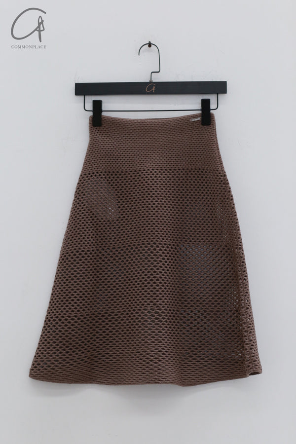 ISA BOULDER Stretch Cutout Skirt IB-WSK90-PLUM